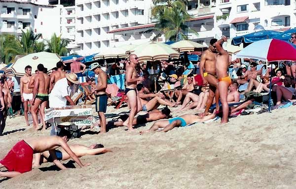Gay puerto vallarta beaches Wild freaky shemale mastubating